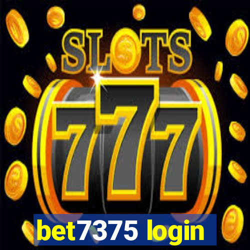 bet7375 login