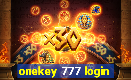 onekey 777 login