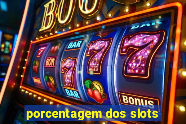 porcentagem dos slots