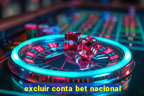 excluir conta bet nacional