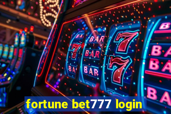 fortune bet777 login