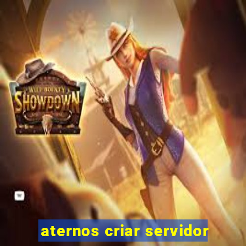 aternos criar servidor