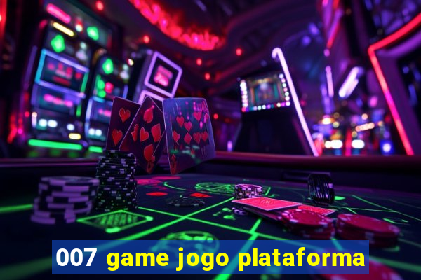 007 game jogo plataforma