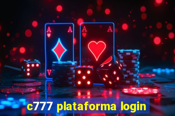 c777 plataforma login