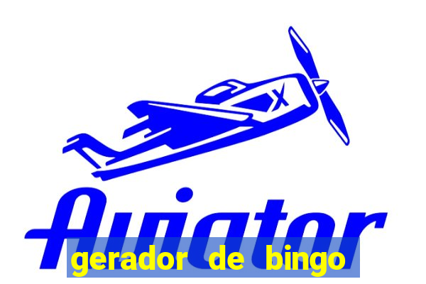 gerador de bingo cha de bebe