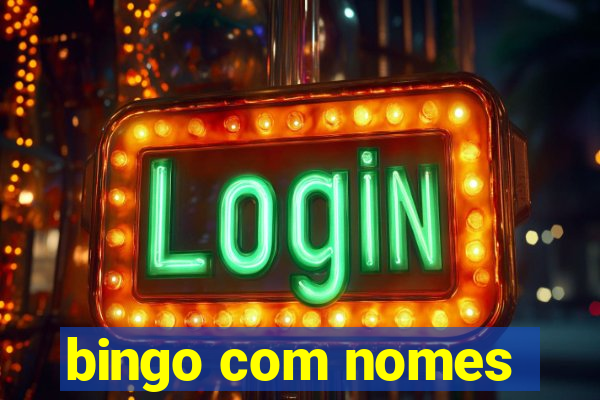 bingo com nomes