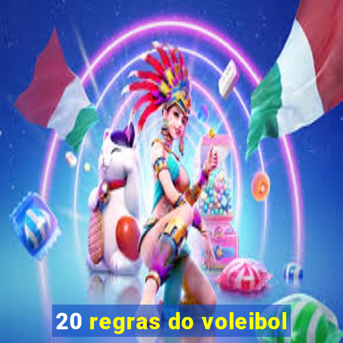 20 regras do voleibol