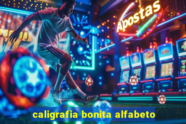 caligrafia bonita alfabeto