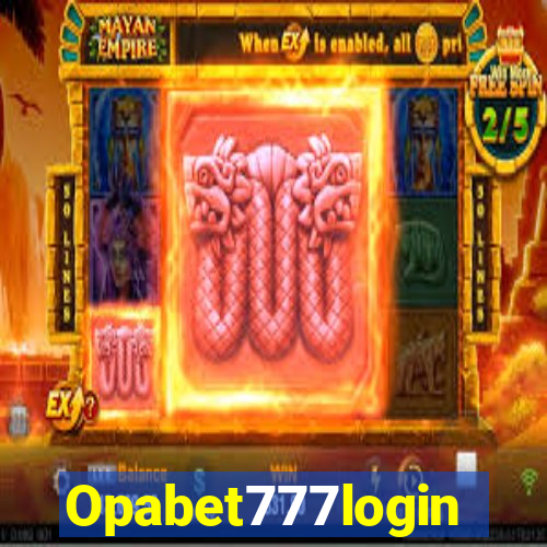 Opabet777login